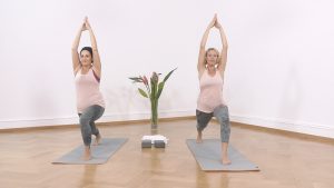 Yoga Anfänger Kriegerposition